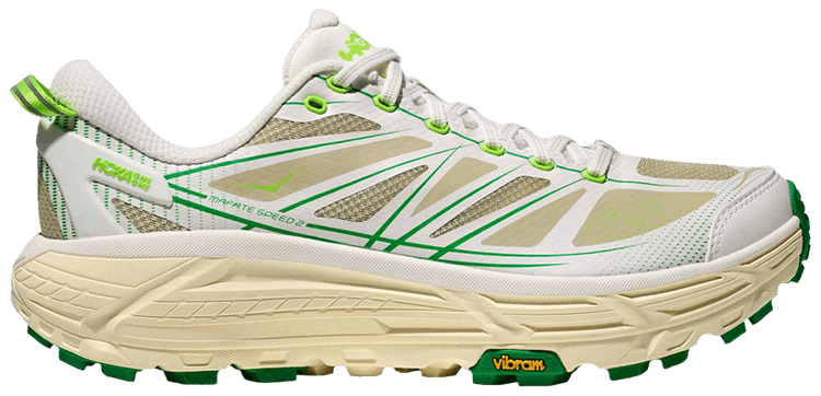 HOKA Mafate Speed 2 White Fresh Cut Grass
