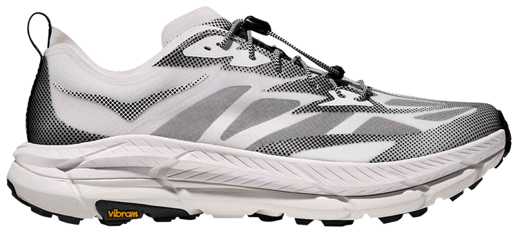 HOKA Mafate Speed 4 Lite Stealth Tech Pack White Black