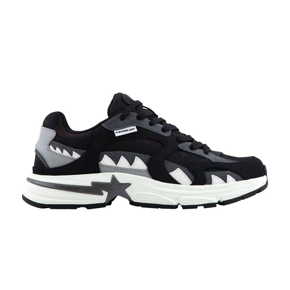 Pre-owned Bape Shark Sta #1 M2 'black' | Men's Size 10