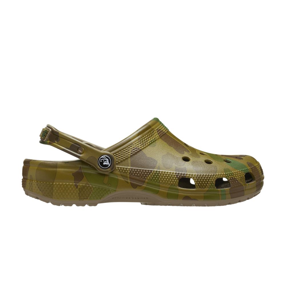 Crocs XLARGE x Classic Clog 'Green Camo' | Men's Size 4 - 208878-960