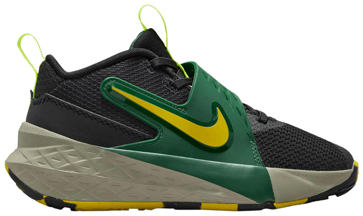 Nike Team Hustle D12 PS Black Fir Bright Citron