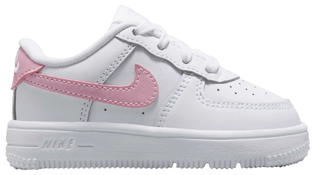 Nike Force 1 Low TD White Medium Soft Pink