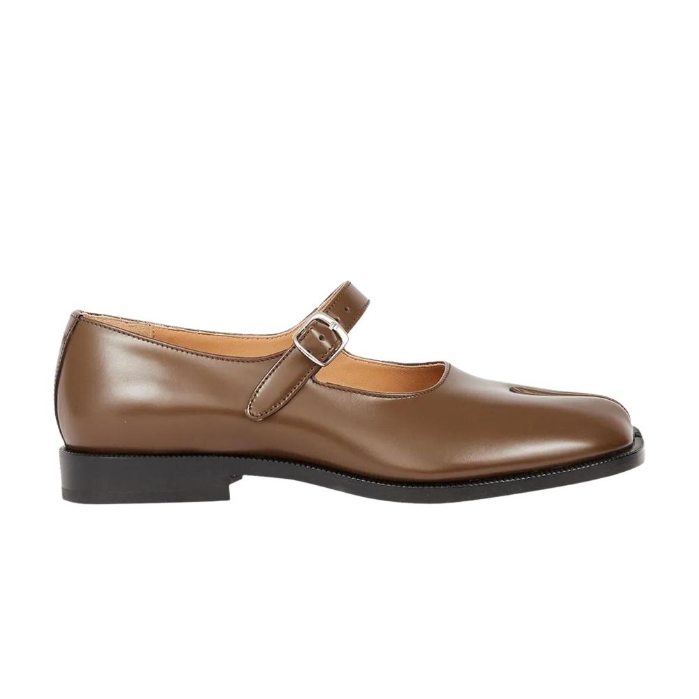 Pre-owned Maison Margiela Wmns Tabi Mary-jane 'wood' | Brown | Women's Size 38