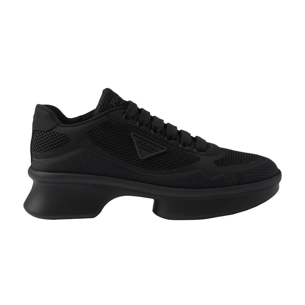 Pre-owned Prada Wmns Re-nylon And Mesh Sneaker 'black' | Women's Size 4.5