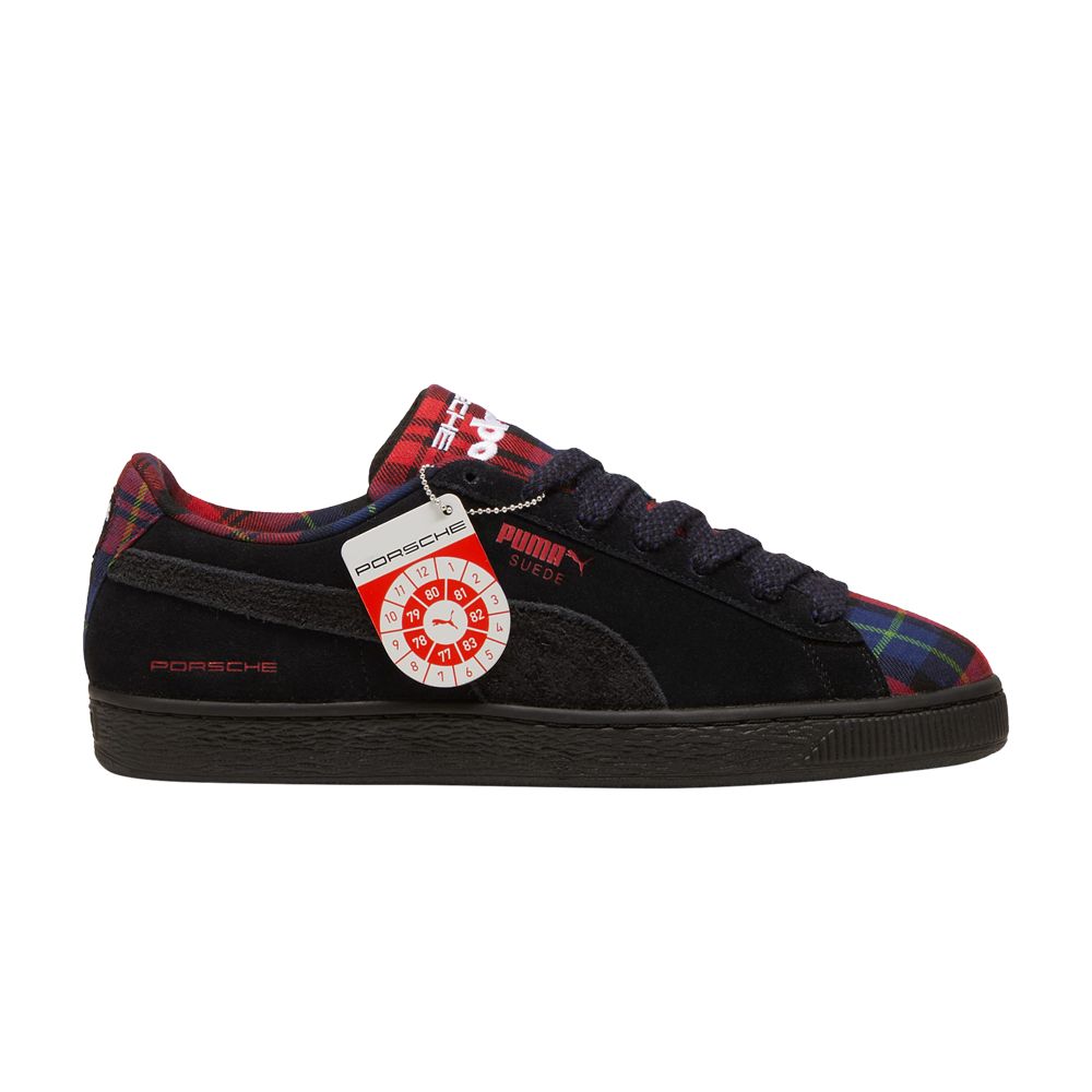 Puma Porsche Legacy x Suede Classic 'Tartan - Black' | Men's Size 13 - 308417-02