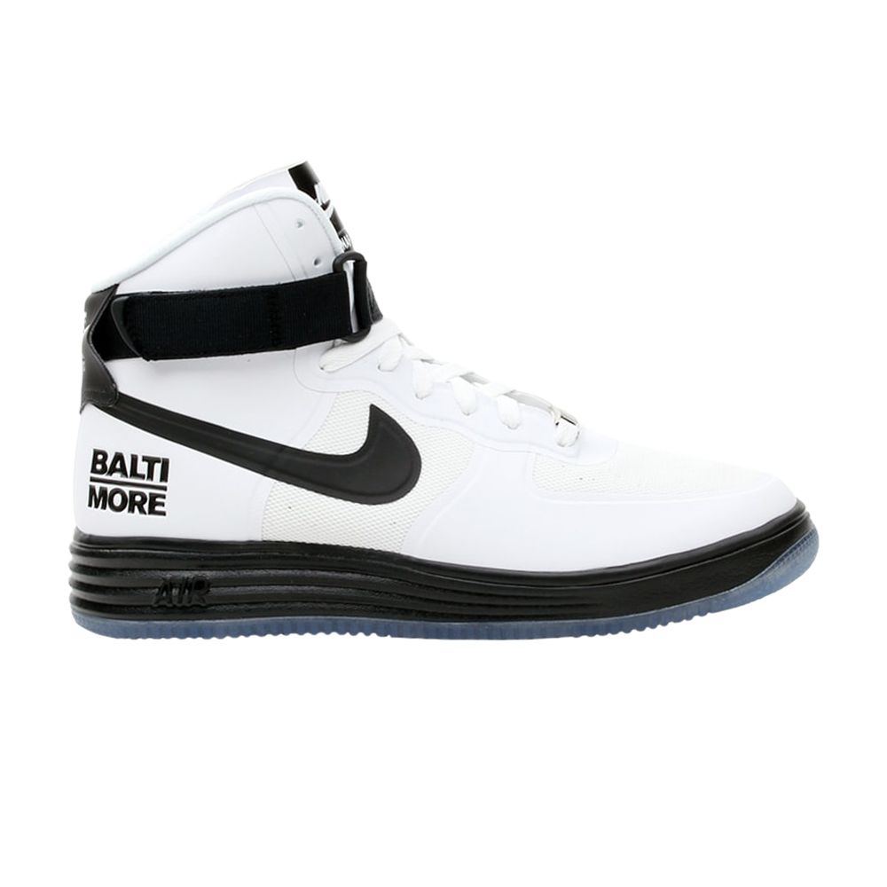 Nike Lunar Force 1 Hyperfuse High QS 'Baltimore' | White | Men's Size 10 - 617899-100