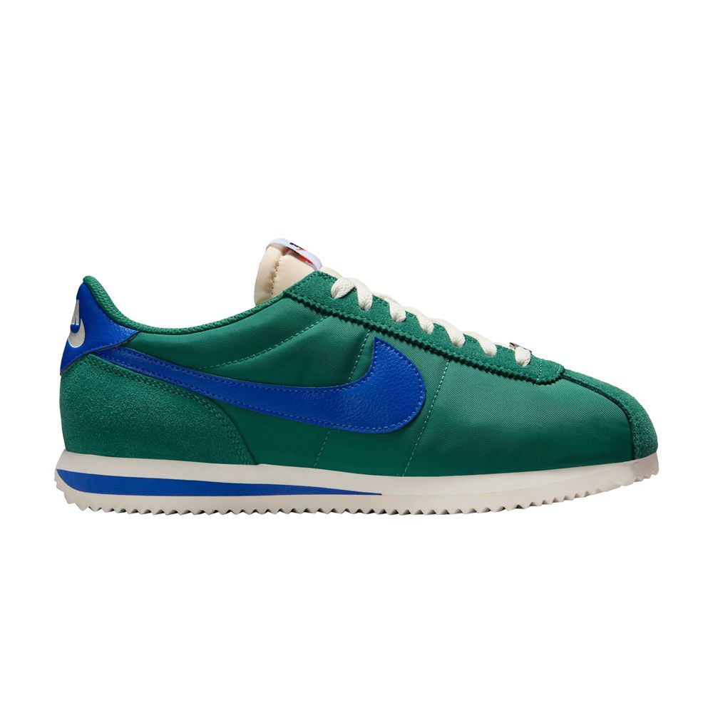 Pre-owned Nike Wmns Cortez 'evergreen Aura Hyper Royal' | Women's Size 6.5 In Green