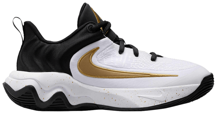 Nike Giannis Immortality 4 GS Black White Metallic Gold