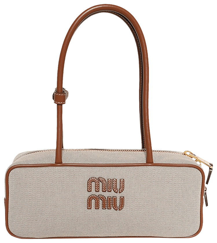 バッグ miumiu 90s Archive Canvas Duffel bag miumiu 90s Archive Canvas Duffel bag