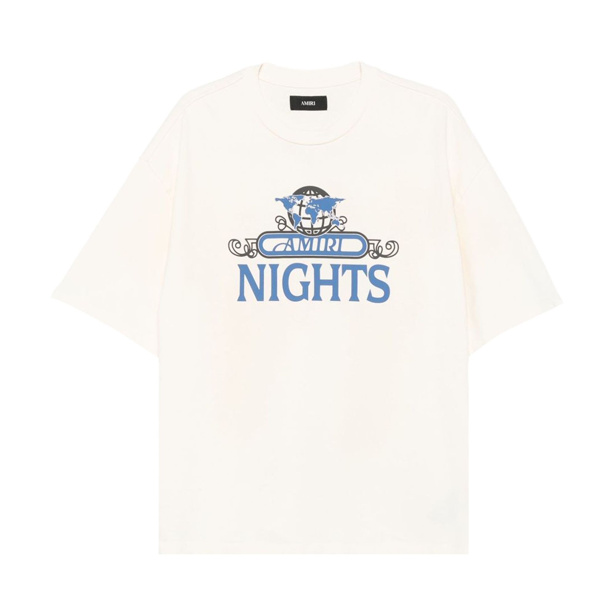 Pre-owned Amiri Nights Oversized Tee 'ivory' | White | Men's Size M