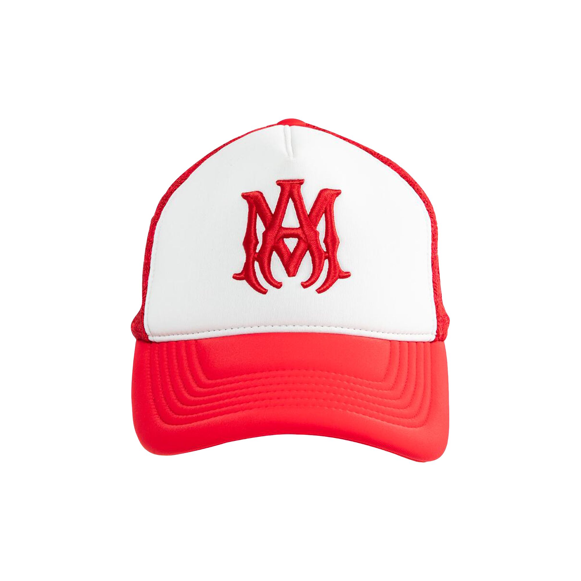Pre-owned Amiri Ma Two Tone Trucker Hat 'red' | Men's Size Onesize