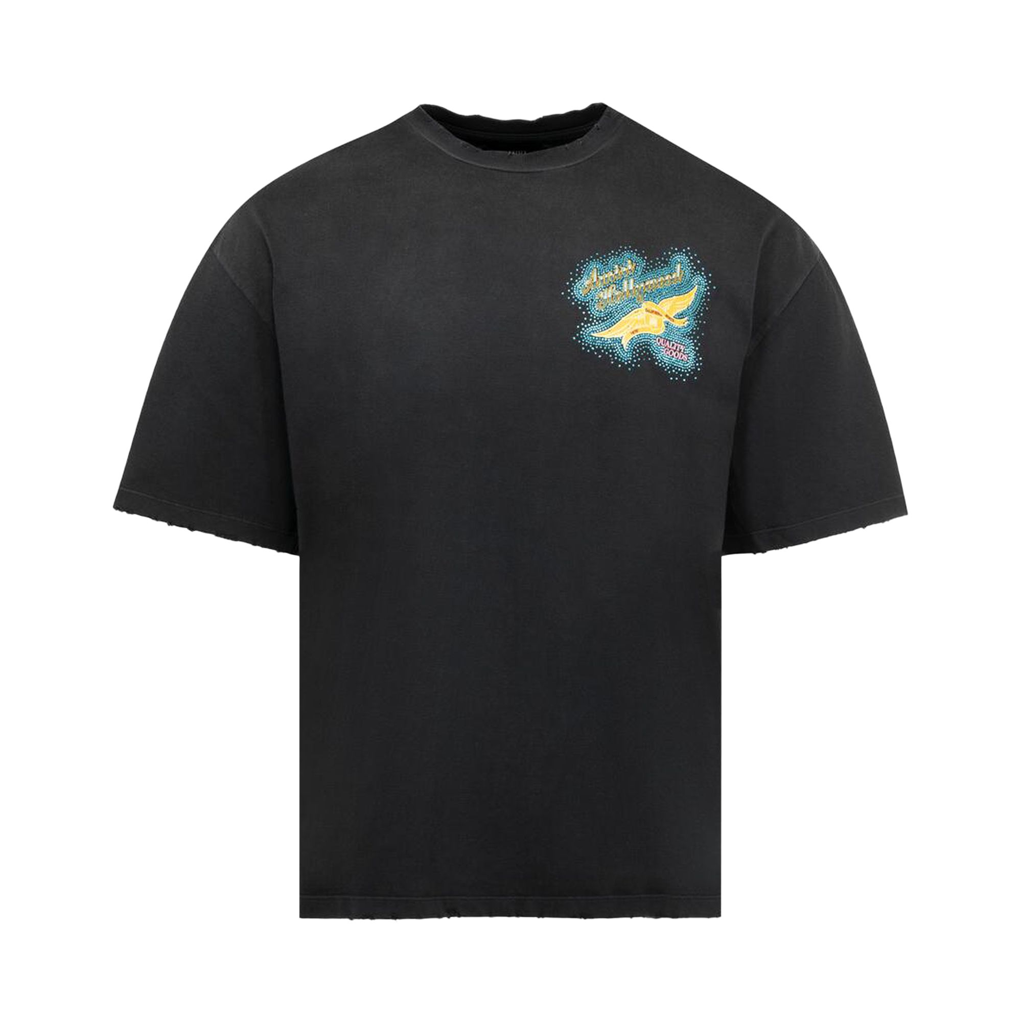 Pre-owned Amiri Crystal  Wings Tee 'black' | Men's Size M