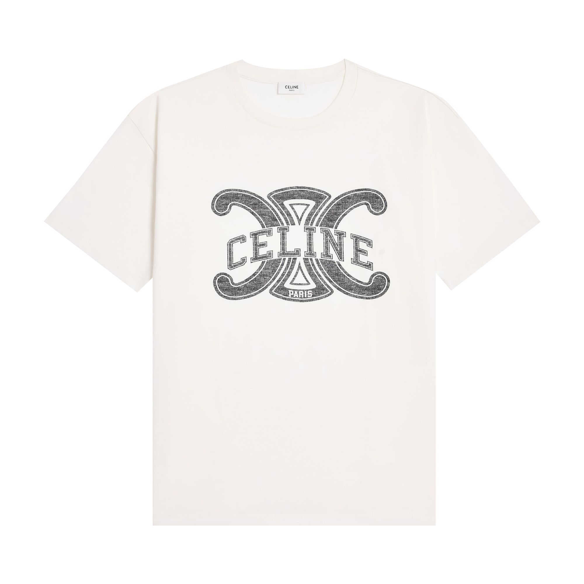 Pre-owned Celine Loose T-shirt 'off White/black' | Men's Size S