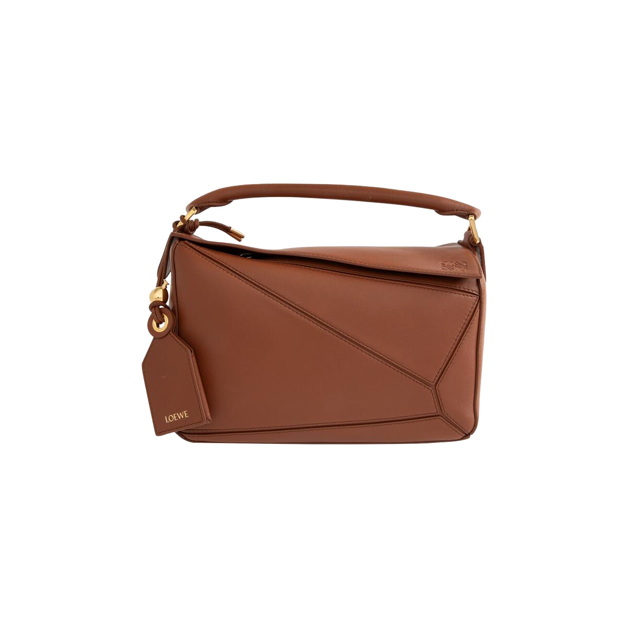 Pre-owned Loewe Small Featherlight Puzzle Bag 'pecan' | Brown | Women's Size Onesize