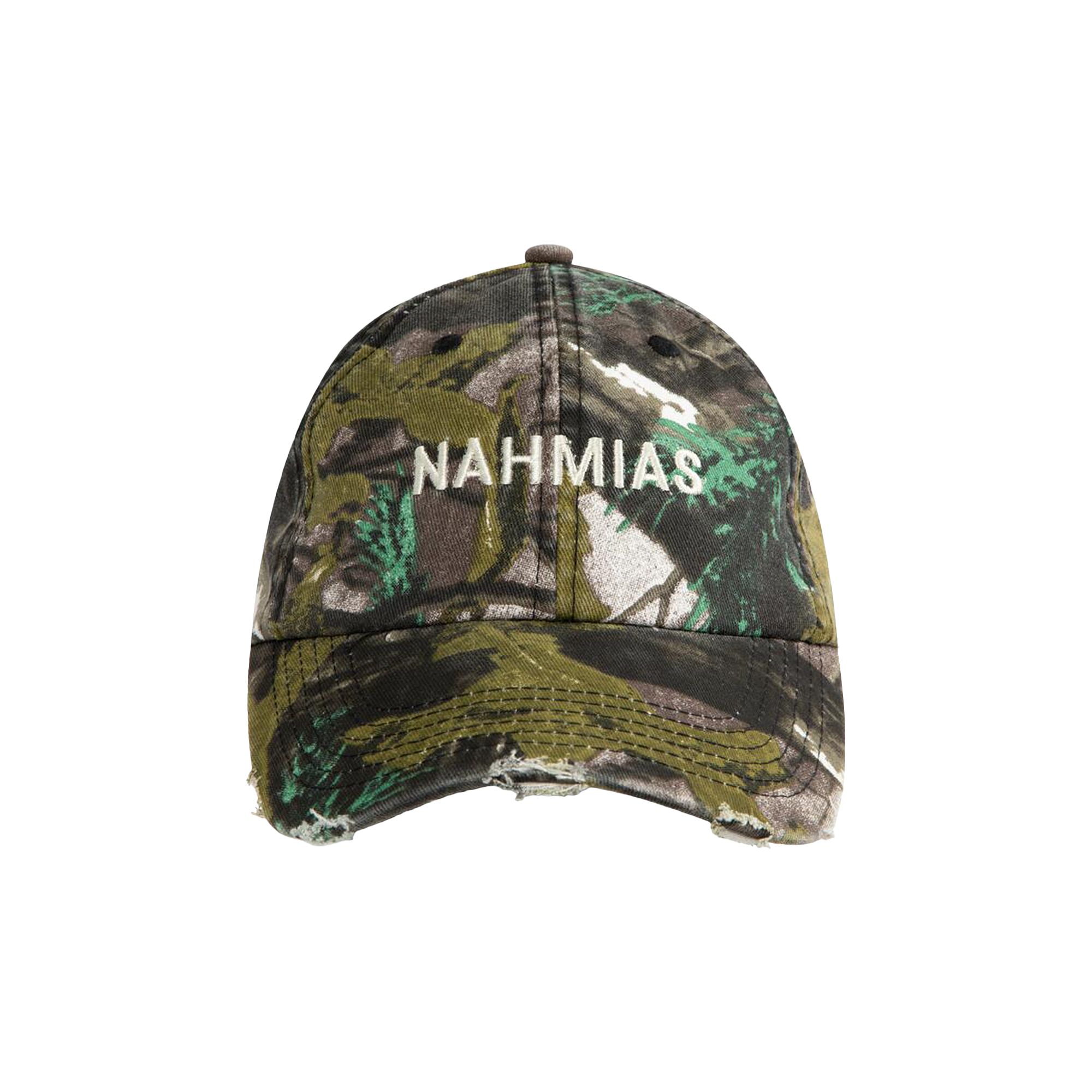 Pre-owned Nahmias Dad Cap 'camo' | Green | Men's Size Onesize