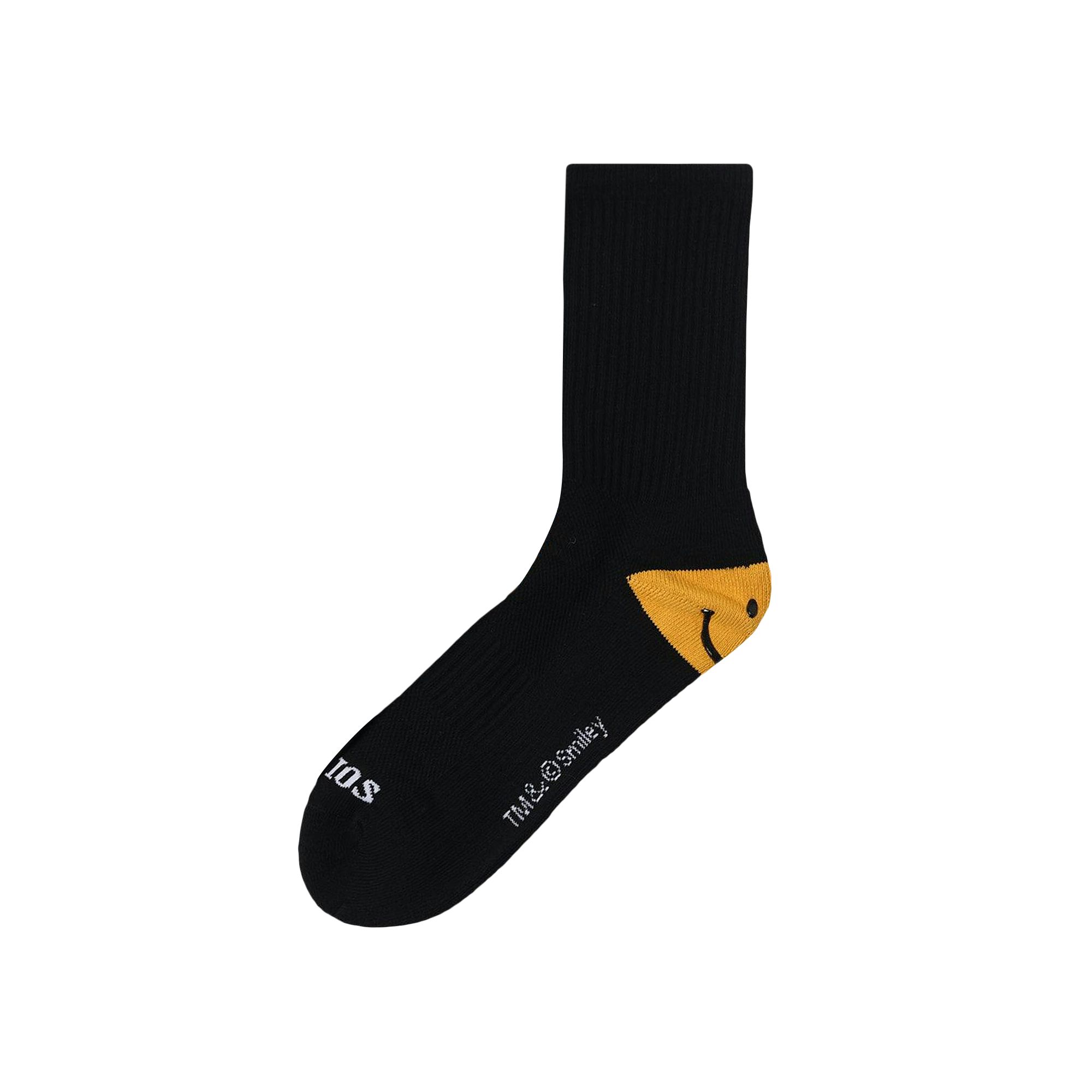 Pre-owned Market Smiley Heel Socks 'black' | Men's Size Onesize