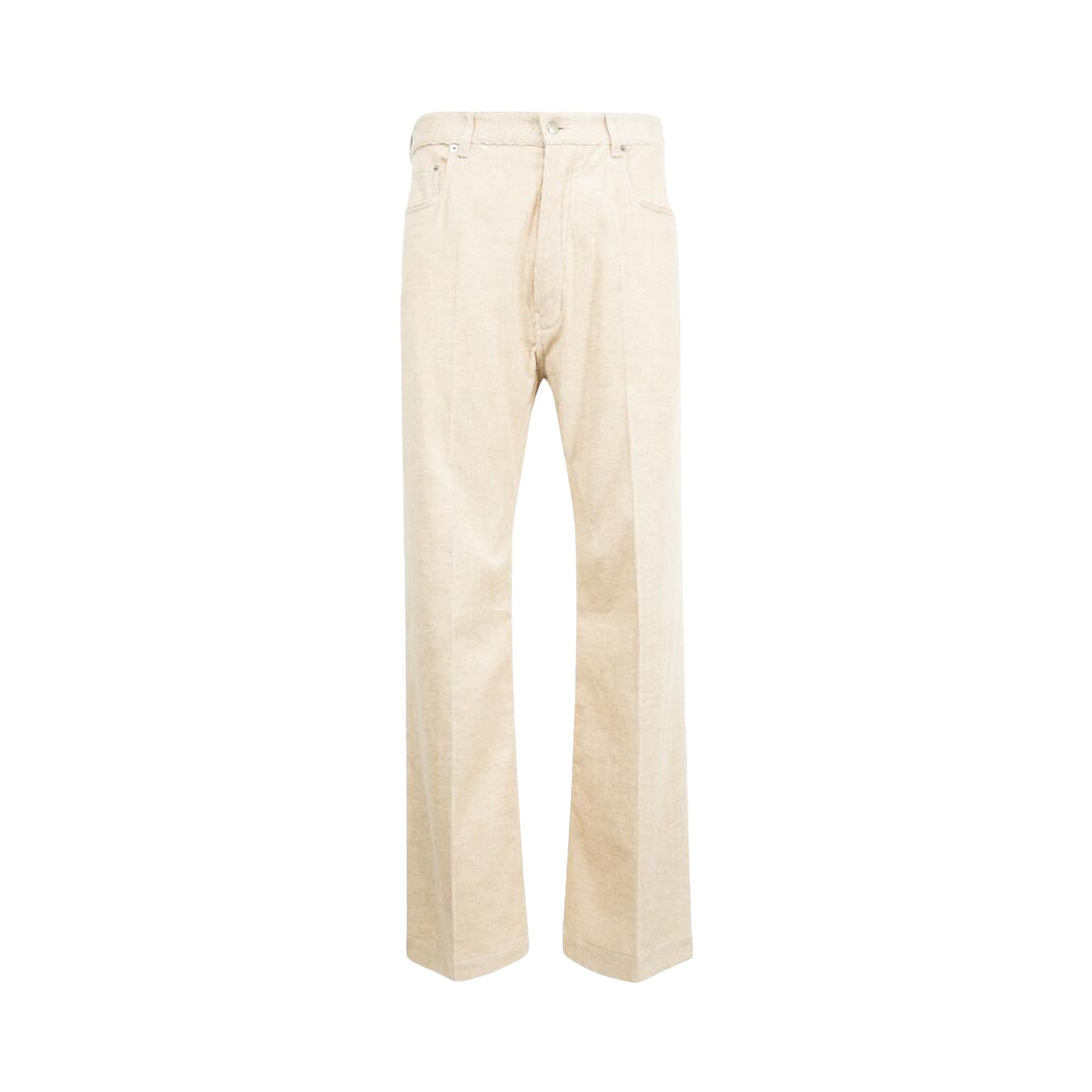 Pre-owned Rick Owens Geth Jeans 'natural' | Tan | Men's Size 34 In Brown
