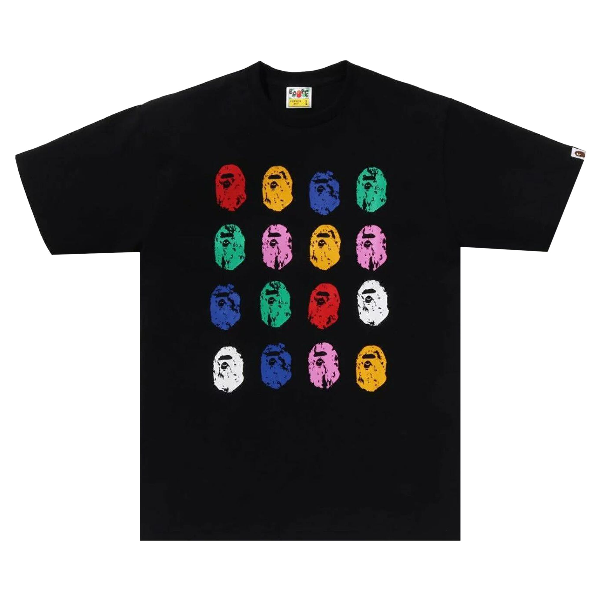 Pre-owned Bape A Bathing Ape 32nd Anniversary Ape Head Tee 'black' | Men's Size Xl