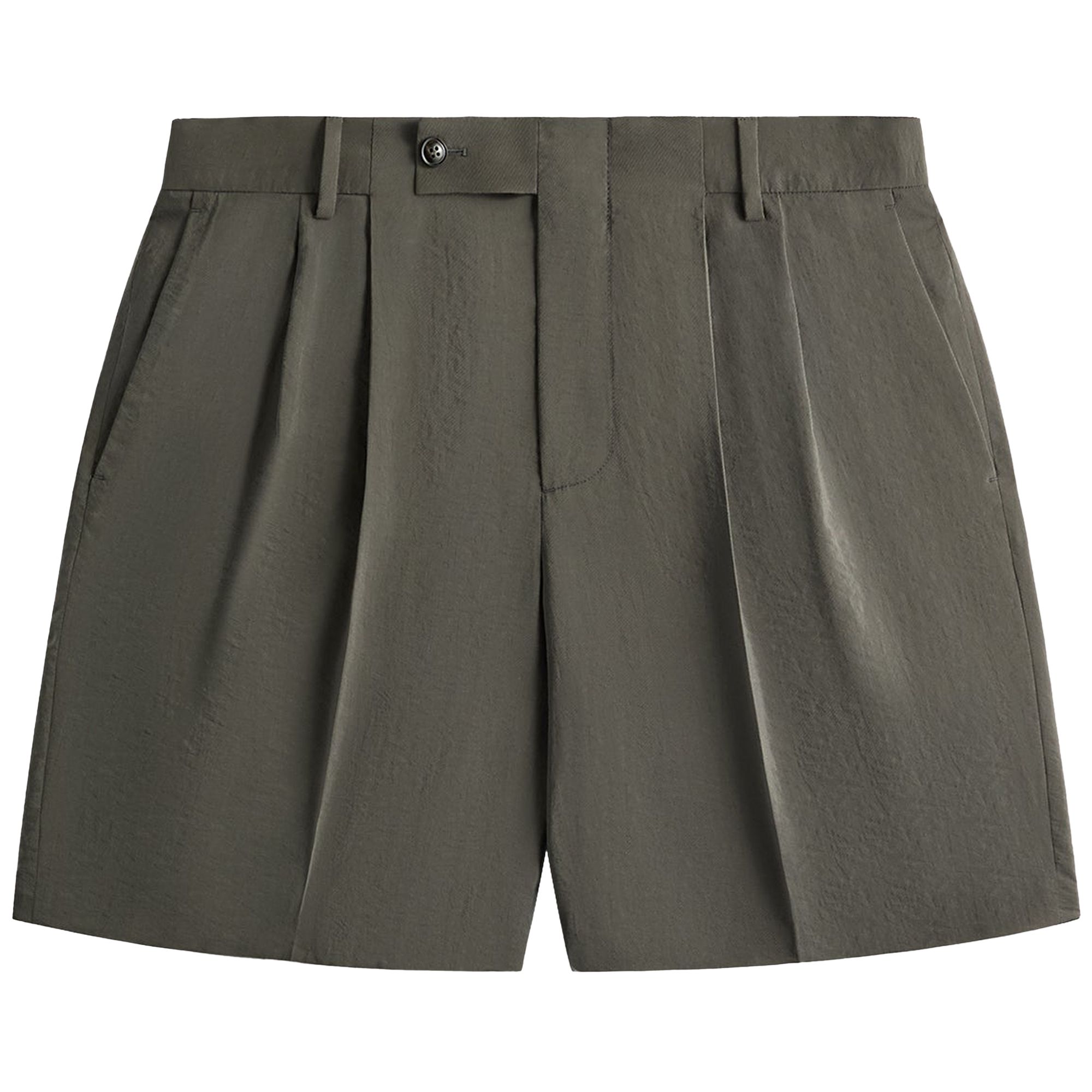 Pre-owned Kith X Giorgio Armani Kylan Bermuda Short 'seam' | Green | Men's Size L