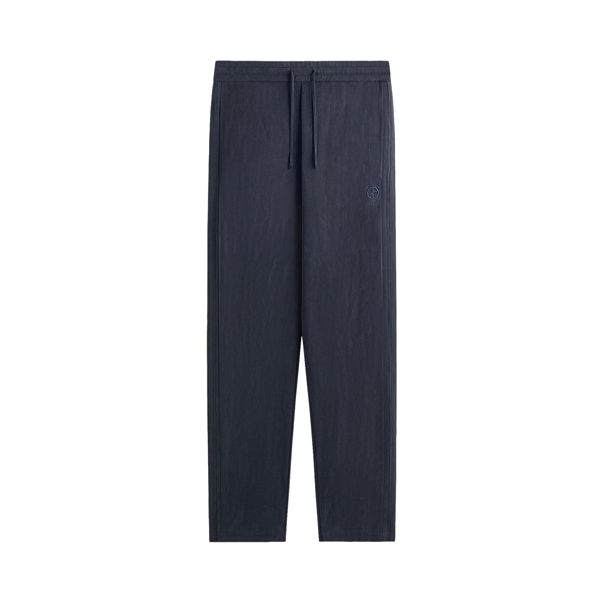 Pre-owned Kith X Giorgio Armani Grayson Track Pant 'nocturnal' | Blue | Men's Size L