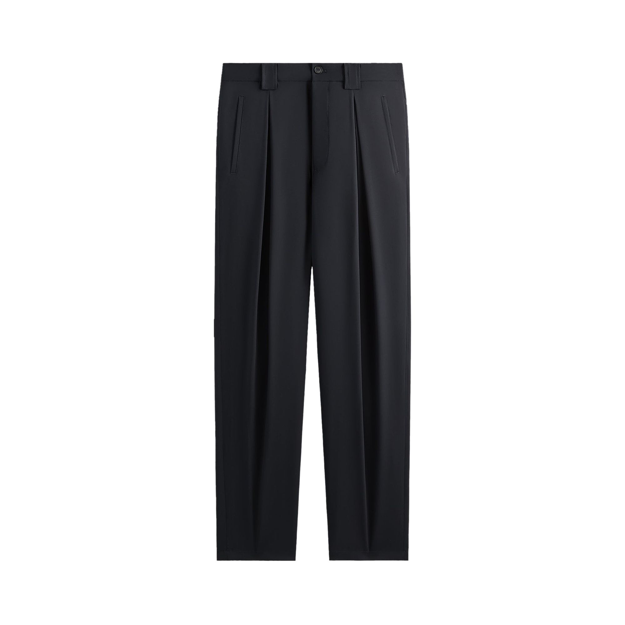 Pre-owned Kith X Giorgio Armani Pleated Trouser 'admiral' | Black | Men's Size Xl