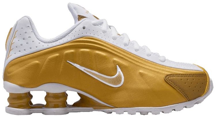 Nike Shox R4 GS Metallic Gold
