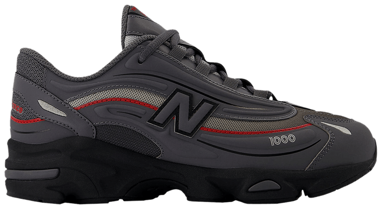 New Balance 1000 Big Kid Grey Red JD Exclusive