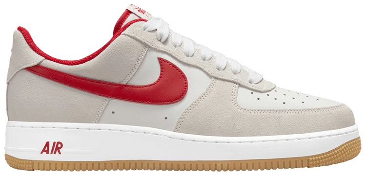 Nike Air Force 1 07 LV8 Photon Dust Varsity Red