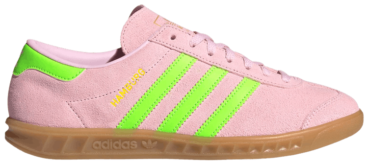 ◆adidas◆ Hamburg pink solar green JS0683 Buy Wmns Hamburg 'Clear Pink Solar Green' - JS0683 | GOAT