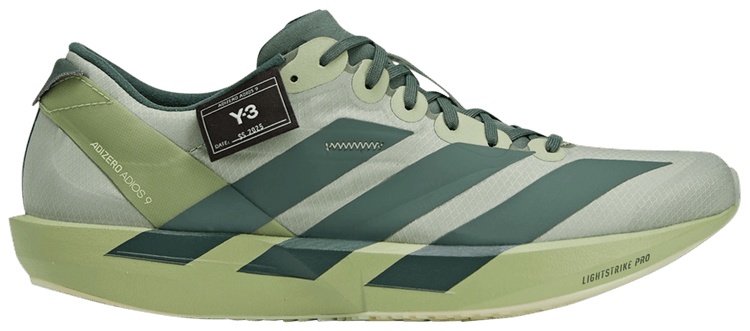 スニーカー Y-3 Y3 Adios 9 Magic Lime JS3138 adidas Y3 Adios 9 Magic Lime/Almost Lime/Green Oxide for Men