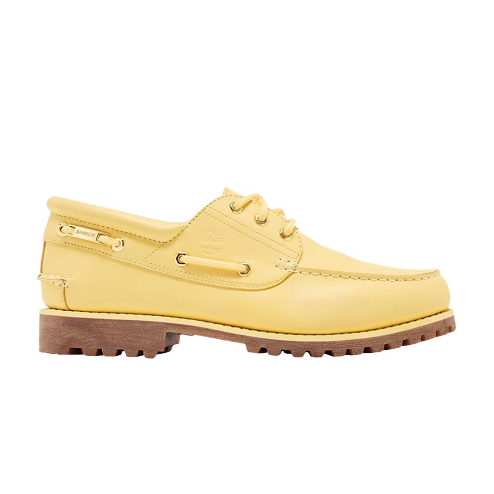 Timberland Jacquemus x 3-Eye Classic Lug Boat Wide 'La Bateau' | Yellow | Men's Size 7.5 - TB0A6G7F-EVU-W