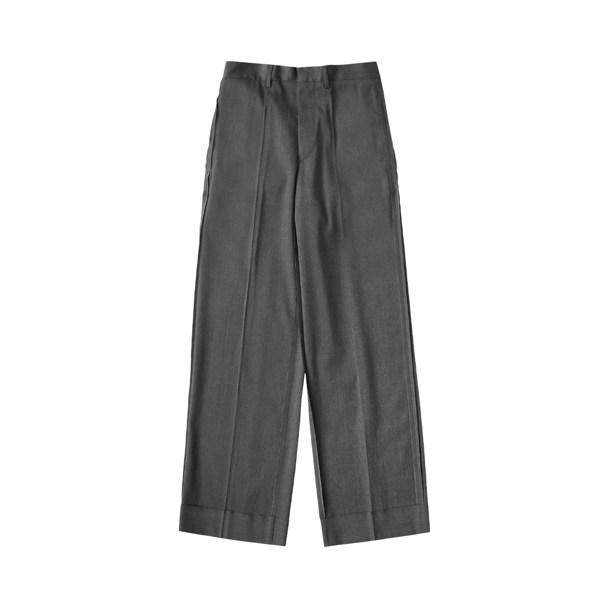Pre-owned Mm6 Maison Margiela Tailored Wool Pants 'dark Grey Melange' | Men's Size 46 In Gray
