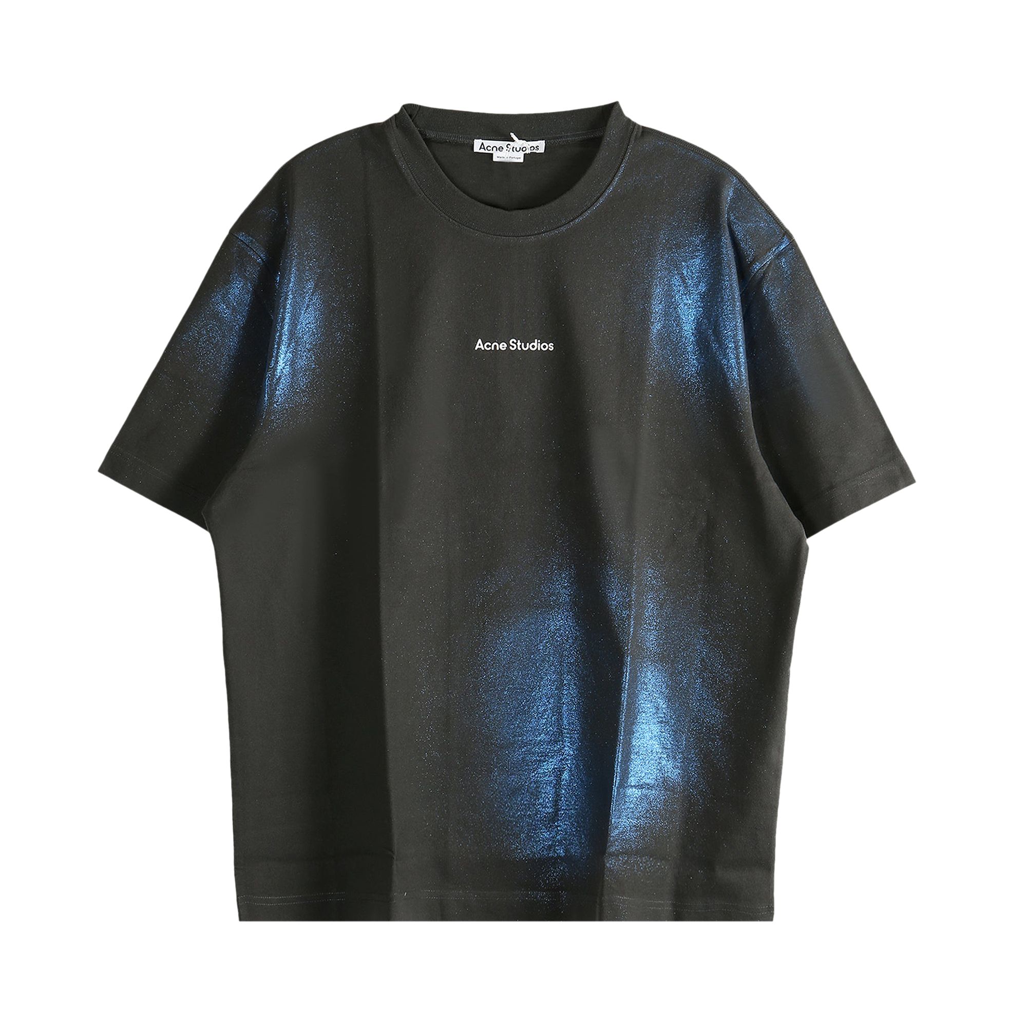 Pre-owned Acne Studios Crewneck T-shirt 'blue/khaki' | Men's Size Xl