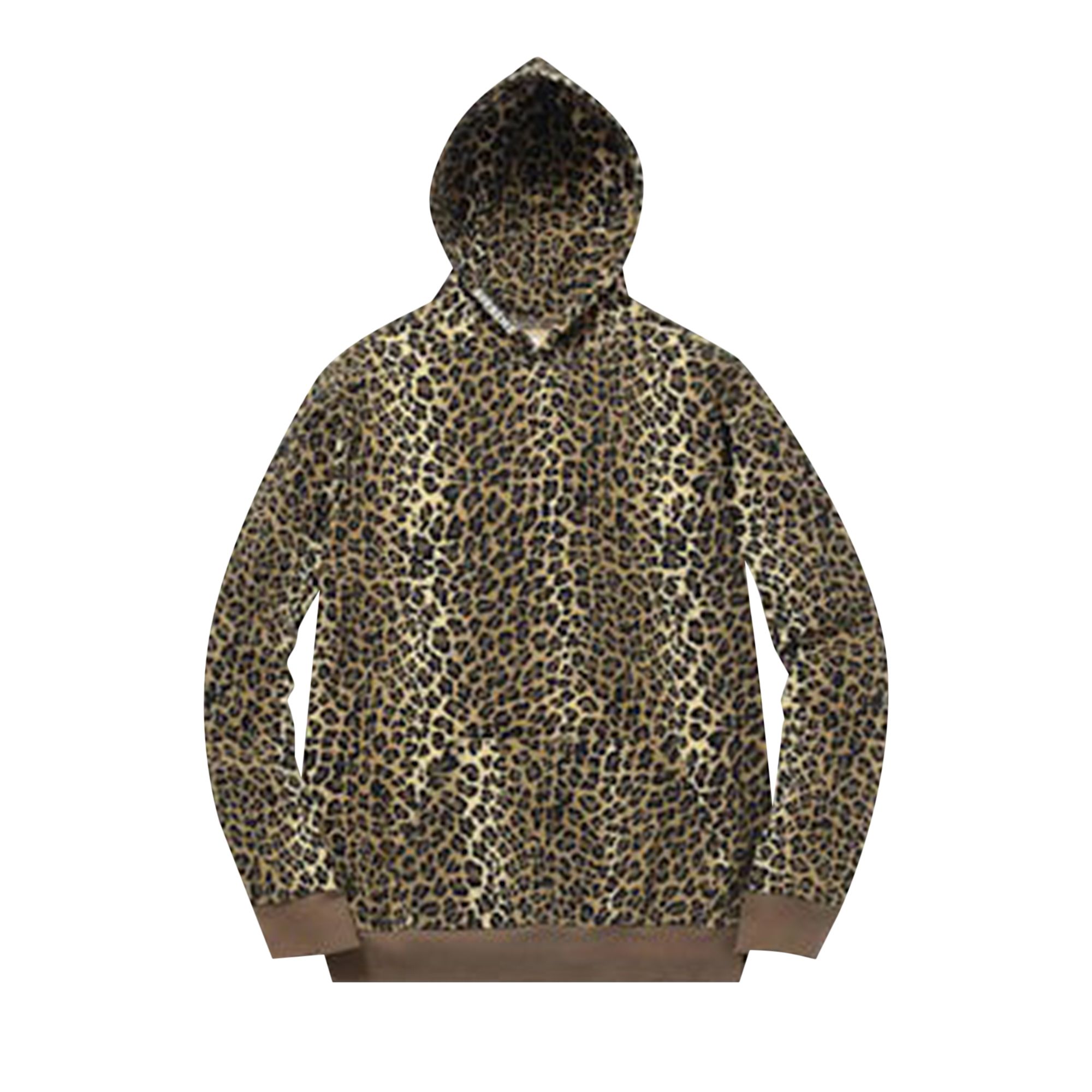 Pre-owned Supreme Mini Harvard Hooded 'leopard' | Yellow | Men's Size S