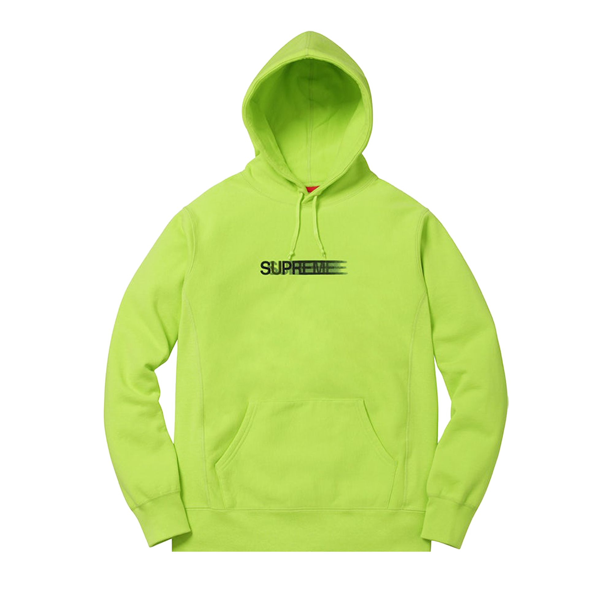 Pre-owned Supreme Motion Logo Hooded Sweatshirt 'lime' | Green | Men's Size S