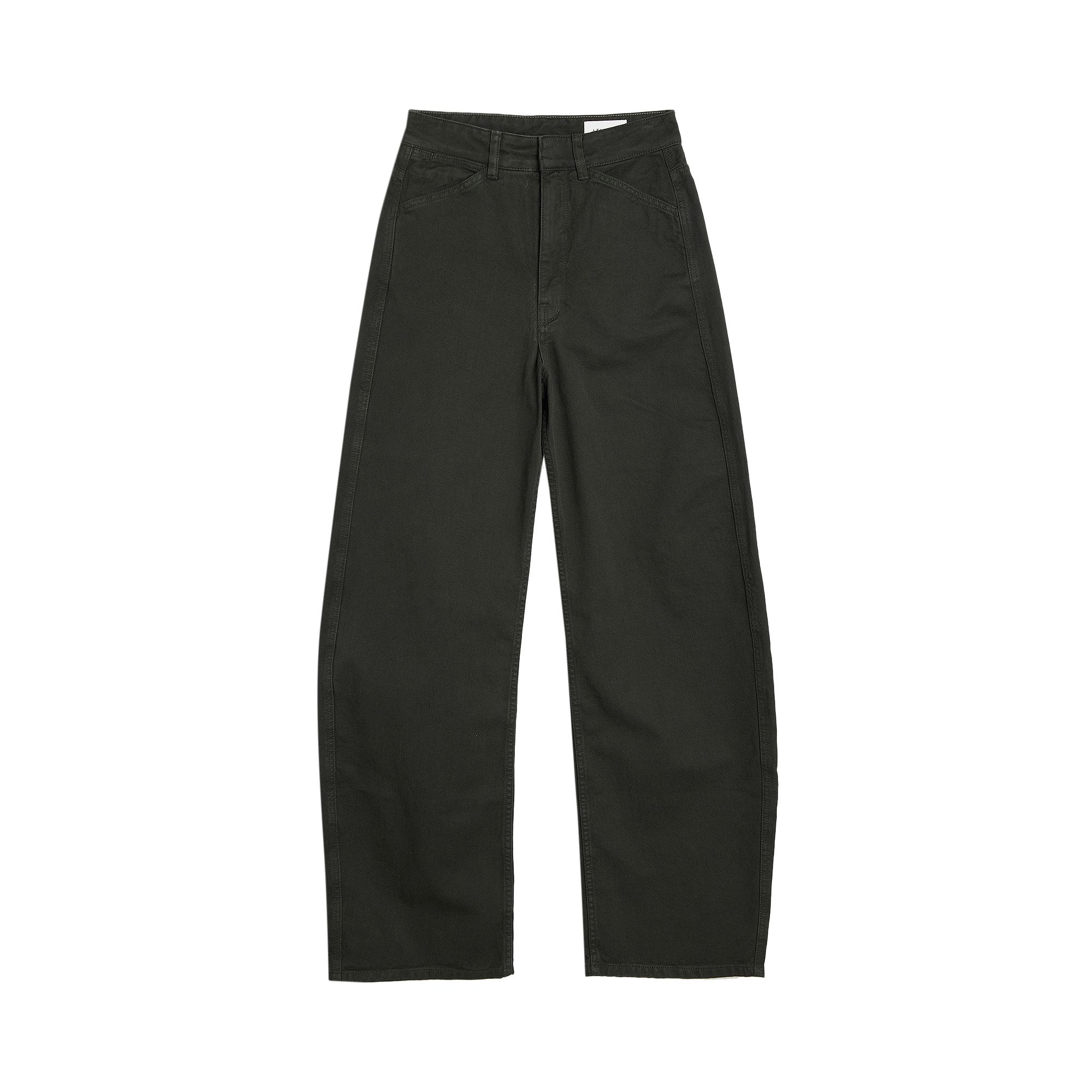 Pre-owned Lemaire High Waisted Curved Pants 'carbon Blue' | Women's Size 34