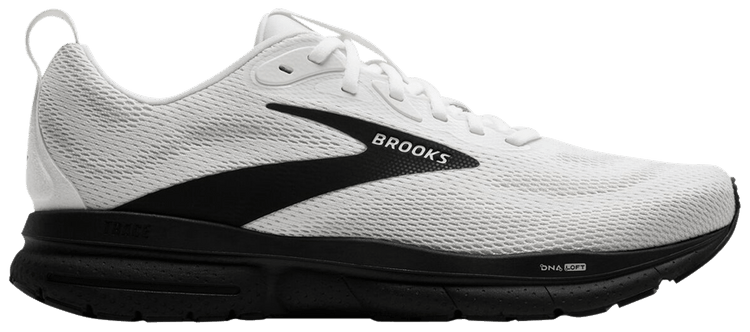 Brooks Trace 4 Bright White Black