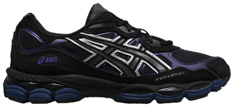 Asics Gel NYC Black Graphite Grey Purple