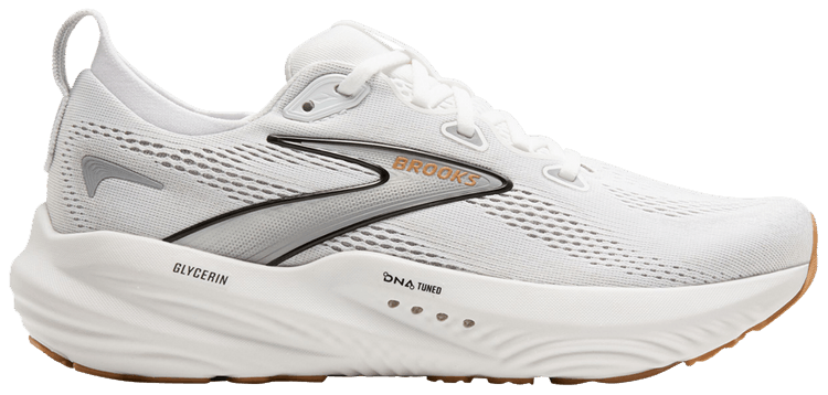 Brooks Wmns Glycerin 22 White Grey Black