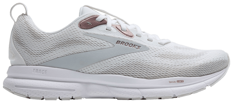 Brooks Wmns Trace 4 White Oyster Rose