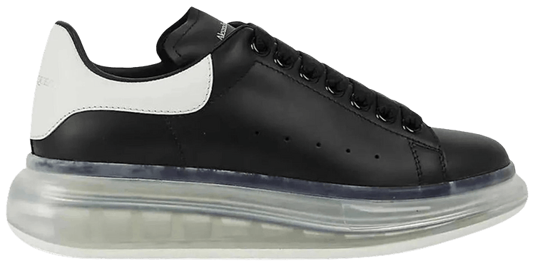 Alexander McQueen Oversized Sneaker Clear Sole   Black White