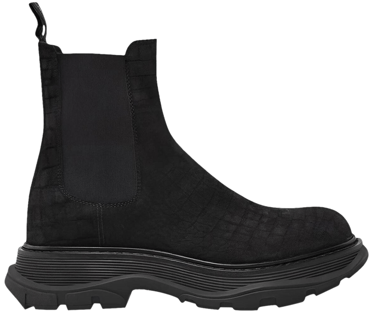 Alexander McQueen Chelsea Boot Black Croc
