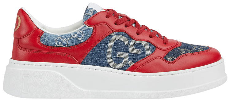 GUCCI ビーズ装飾 スニーカー ホワイト/レッド/ブルー GUCCI ビーズ装飾 スニーカー ホワイト/レッド/ブルー GUCCI