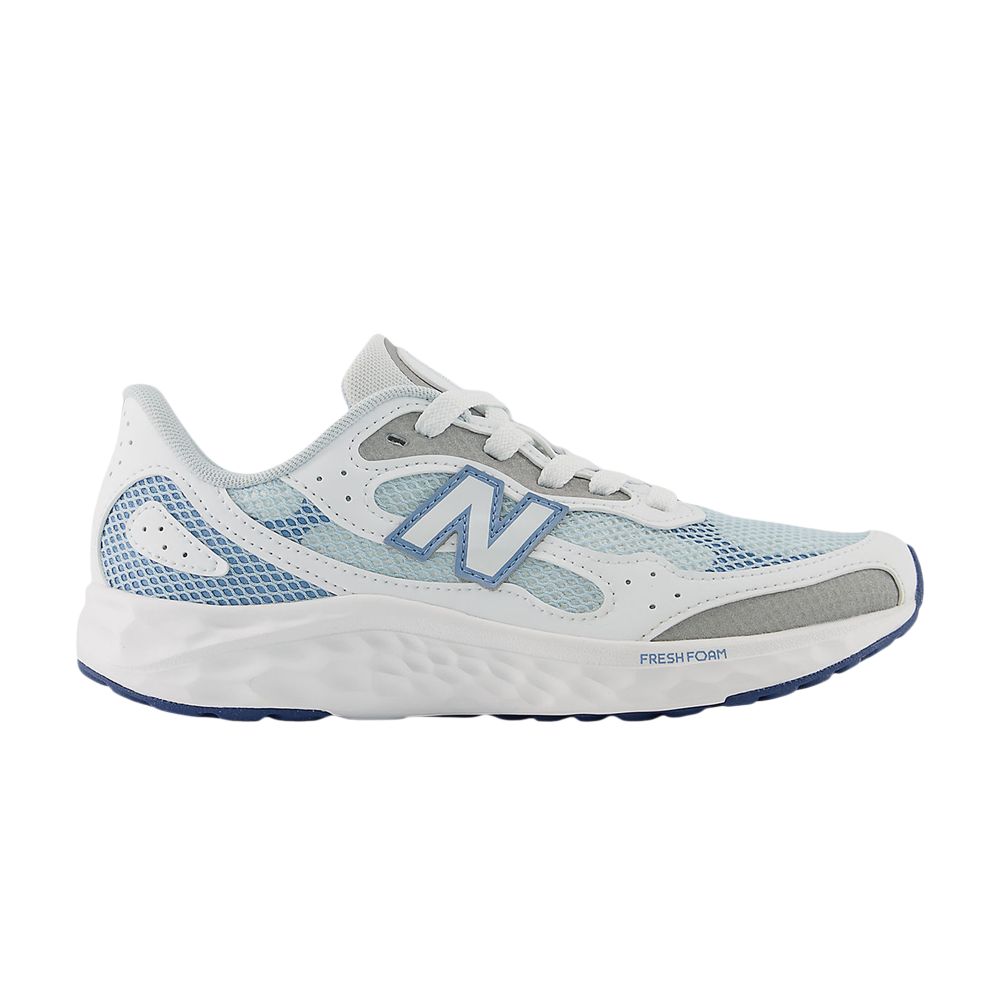 Pre-owned New Balance Fresh Foam Arishi Lux Lace Big Kid 'frosted Glass Stillwater' | White | Kid's Size 7