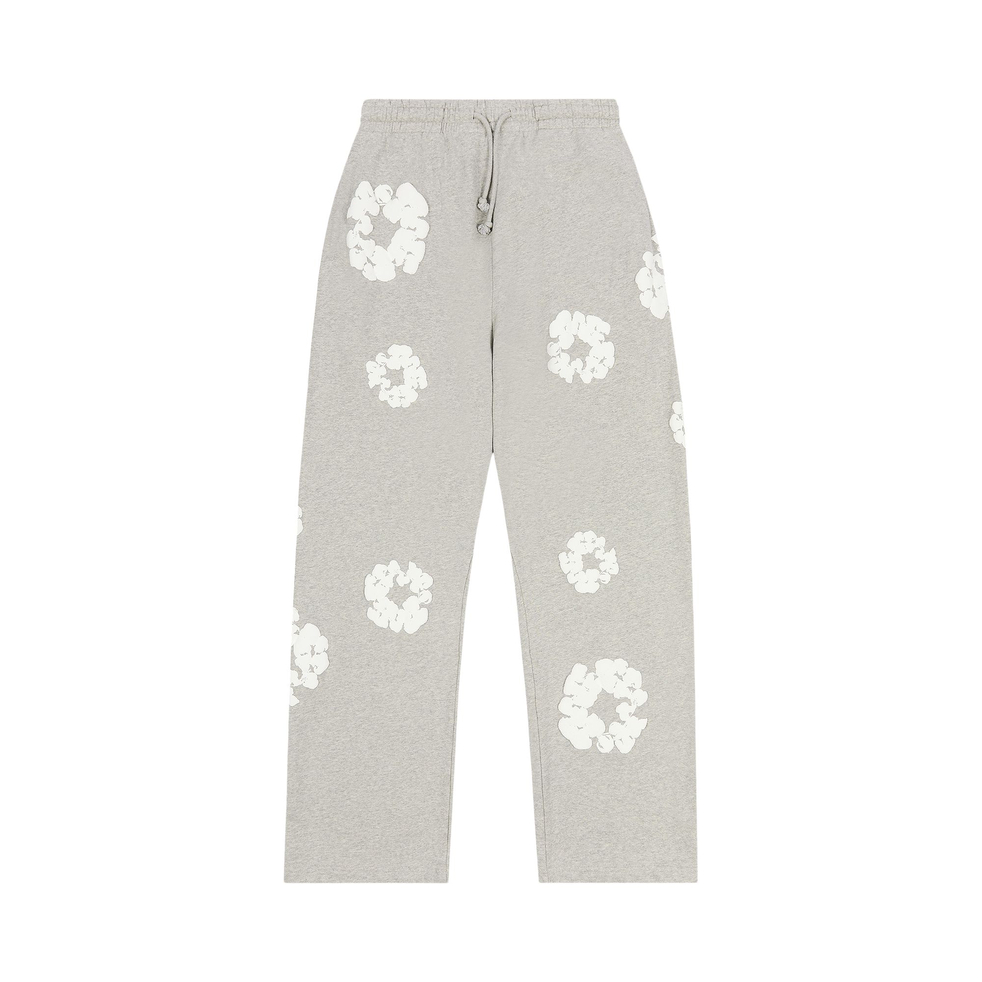 Pre-owned Denim Tears Cotton Wreath Baggy Sweatpants 'grey' | Men's Size Xl In Gray