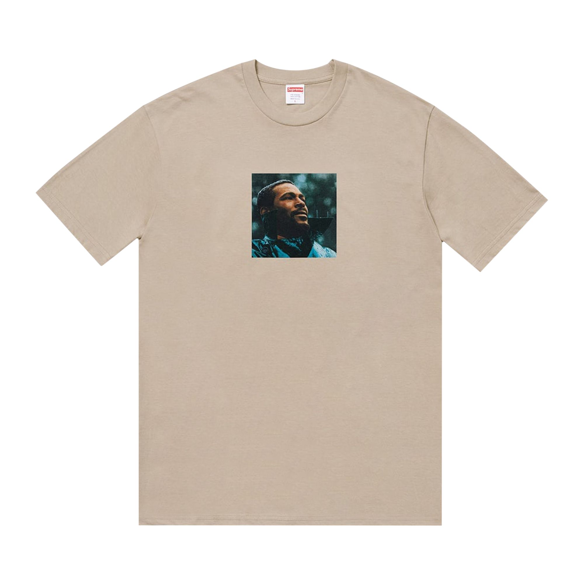 Pre-owned Supreme Marvin Gaye T-shirt 'tan' | Men's Size M In Brown
