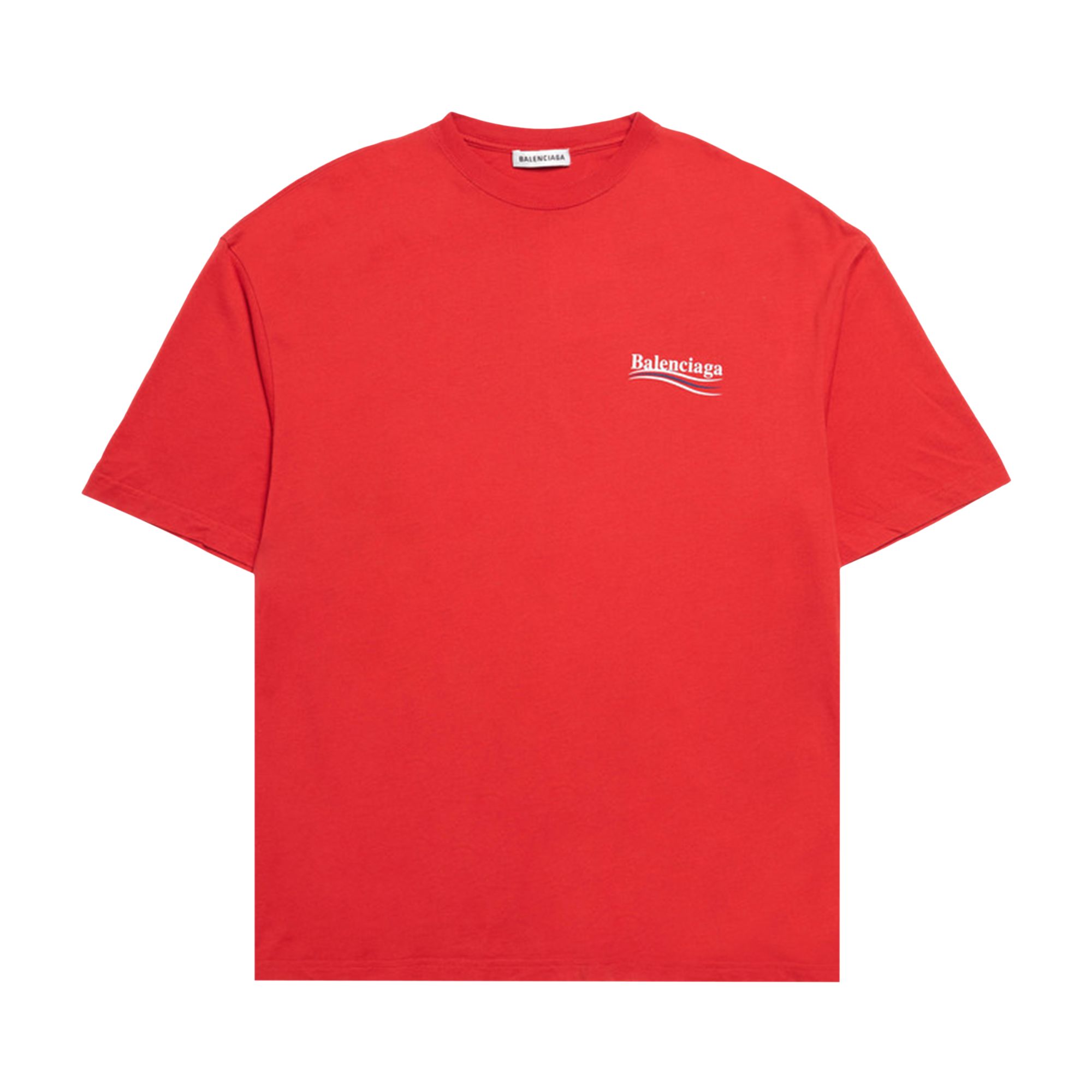 Pre-owned Balenciaga Political Campaign T-shirt 'red' | Men's Size S