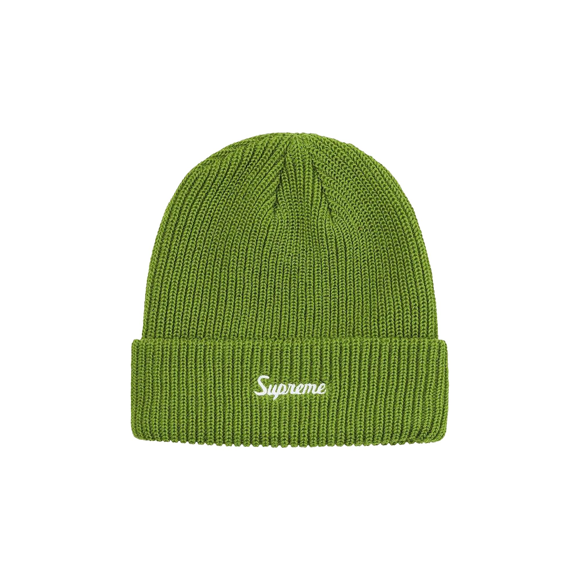 Pre-owned Supreme Loose Gauge Beanie 'light Olive' | Green | Men's Size Onesize