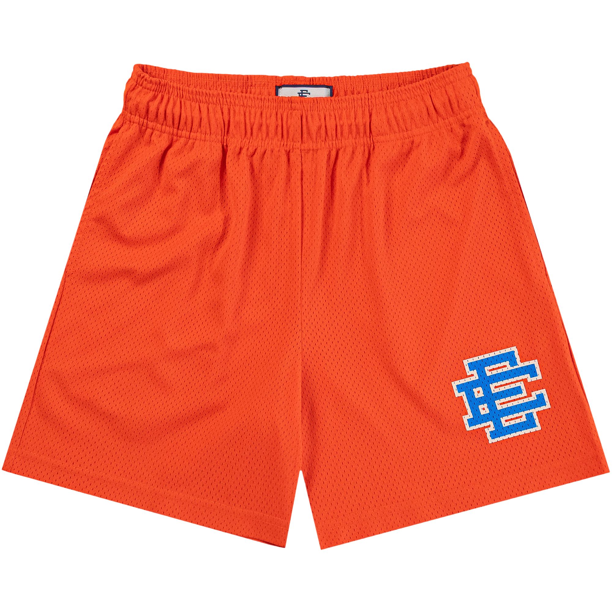 Pre-owned Eric Emanuel Ee Basic Short 'orange/cobalt Blue' | Men's Size S