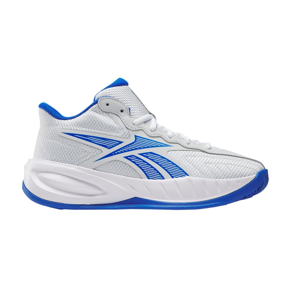 Pre-owned Reebok Press Big Kid 'moon Optimum Blue' | White | Kid's Size 5.5